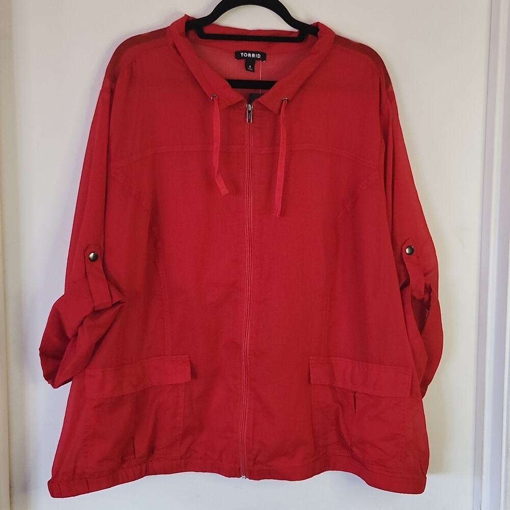 Torrid 4X Red Blouse
